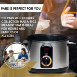 Pars Automatic Persian Rice Cooker – Tahdig Rice Maker Perfect Rice Crust, 10 Cup